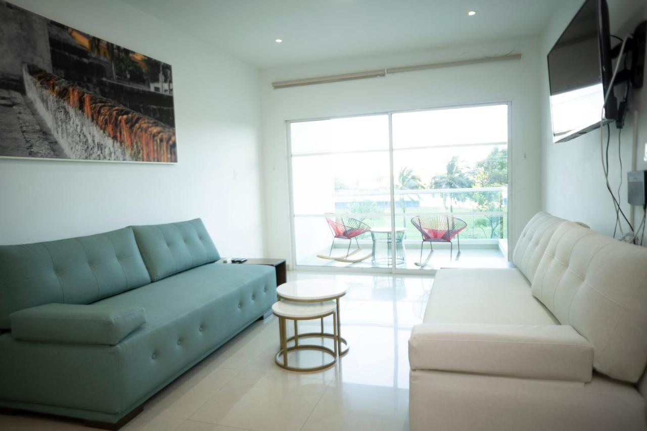Apartamento En Bocagrande - Edificio Minarete Apartman Cartagena Kültér fotó