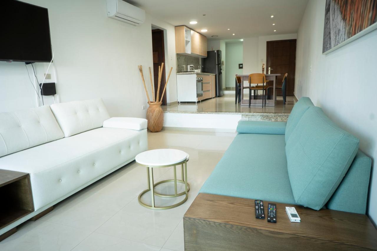 Apartamento En Bocagrande - Edificio Minarete Apartman Cartagena Kültér fotó