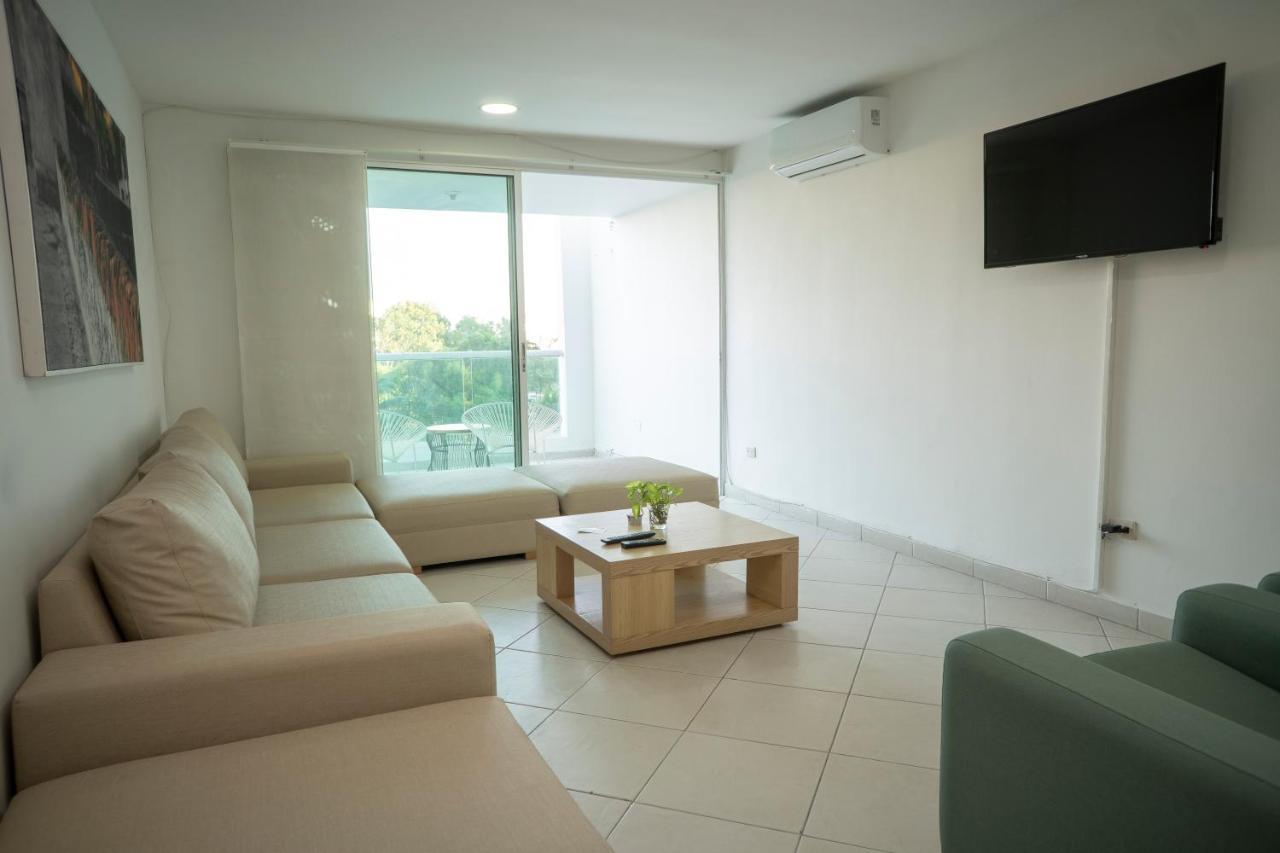 Apartamento En Bocagrande - Edificio Minarete Apartman Cartagena Kültér fotó